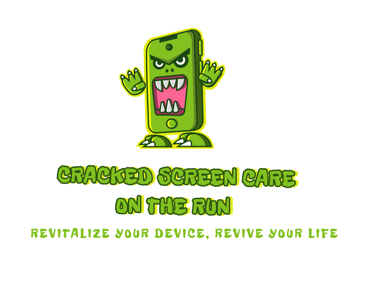 Cracked Screen Care Monster